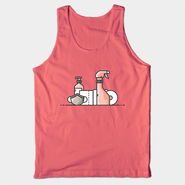 wear mask and wash your hands Tank Top by Bravetee